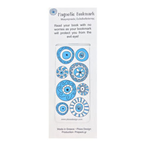 evil eye magnetic bookmark back